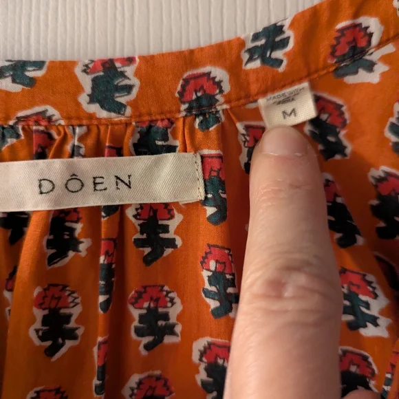 Doen Jane Blouse In Calico Canyon Blooms Medium - Picture 4 of 7